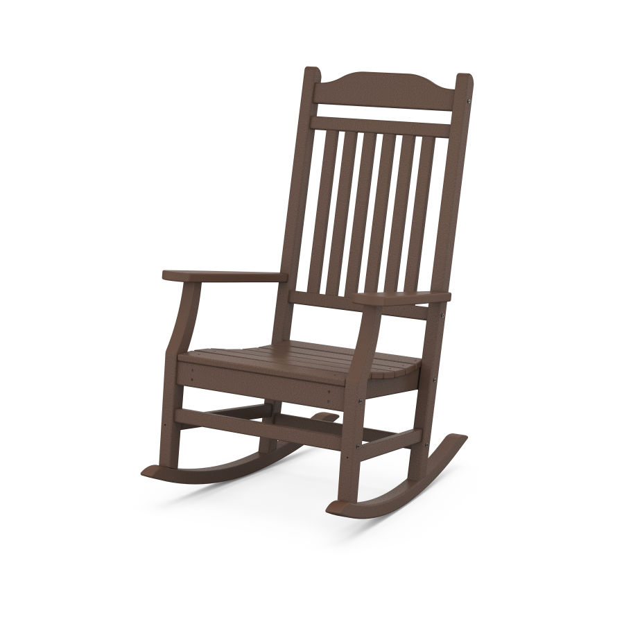 POLYWOOD Country Living Rocking Chair in Mahogany
