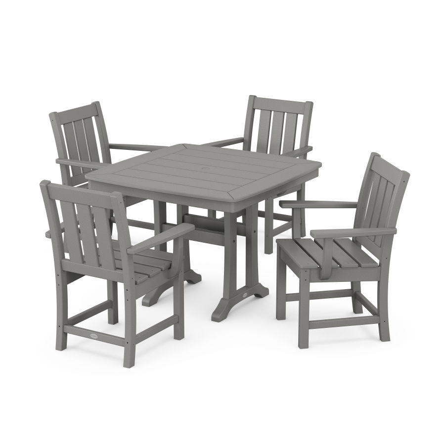 POLYWOOD Oxford 5-Piece Dining Set with Trestle Legs