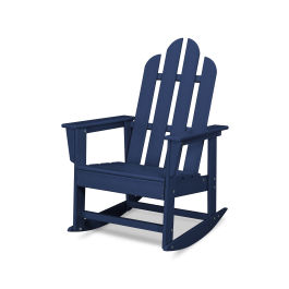 Blue rocking online chair