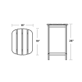 Thumbnail for South Beach 26" Counter Side Table