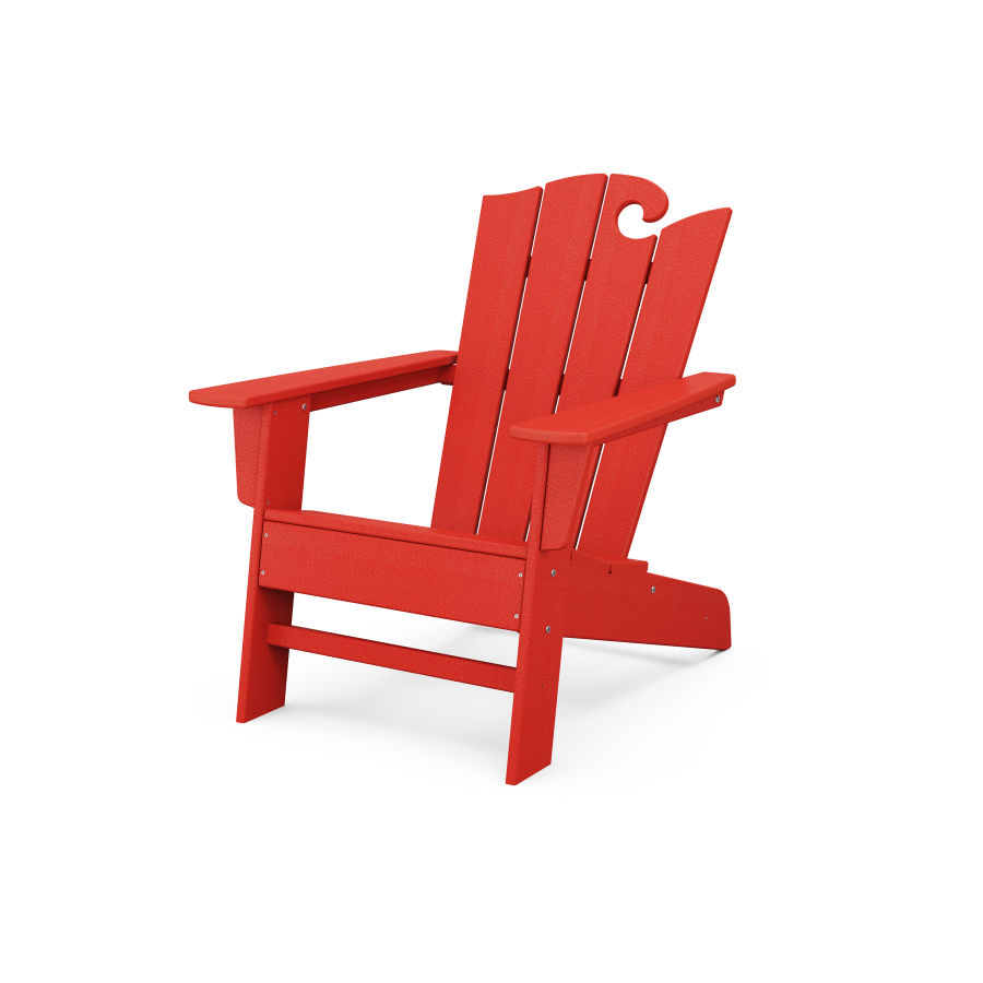 POLYWOOD The Ocean Chair in Sunset Red