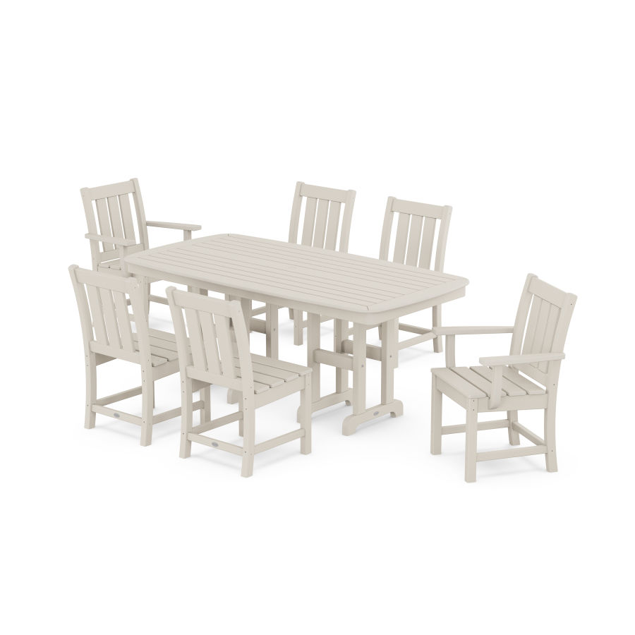 POLYWOOD Oxford 7-Piece Dining Set in Sand