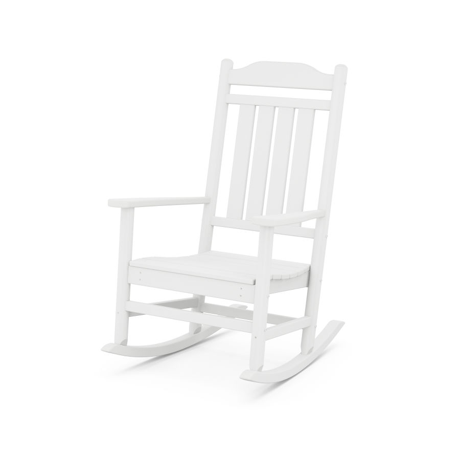 POLYWOOD Country Living Legacy Rocking Chair in White
