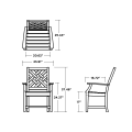 Thumbnail for Wovendale Dining Arm Chair