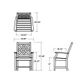 Thumbnail for Wovendale Dining Arm Chair