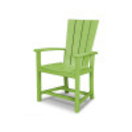 POLYWOOD Quattro Upright Adirondack Chair in Lime