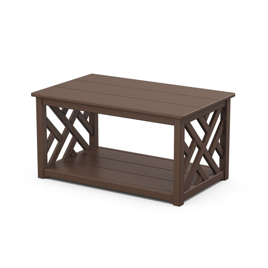 POLYWOOD Chippendale Coffee Table in Mahogany