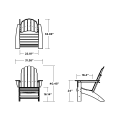 Thumbnail for Vineyard Curveback Adirondack Chair