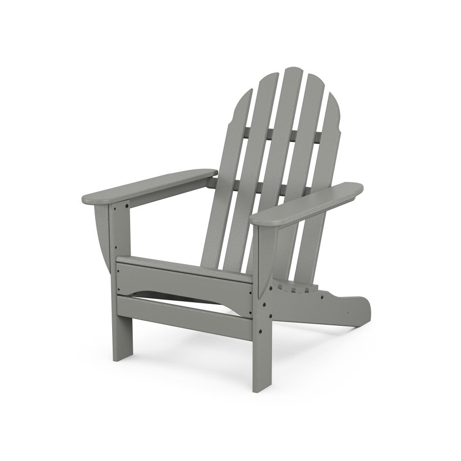 POLYWOOD Classic Adirondack Chair in Slate Grey