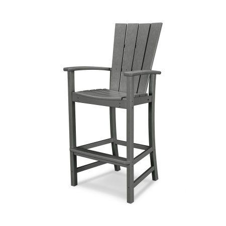 Quattro Adirondack Bar Chair in Slate Grey