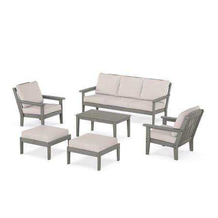 POLYWOOD Country Living 6-Piece Lounge Sofa Set