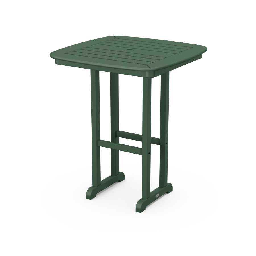 POLYWOOD Nautical 31" Counter Table in Green