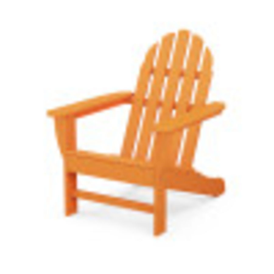 POLYWOOD Classic Adirondack Chair in Tangerine