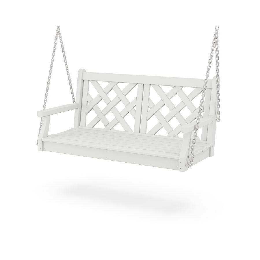 POLYWOOD Wovendale 48” Swing in White