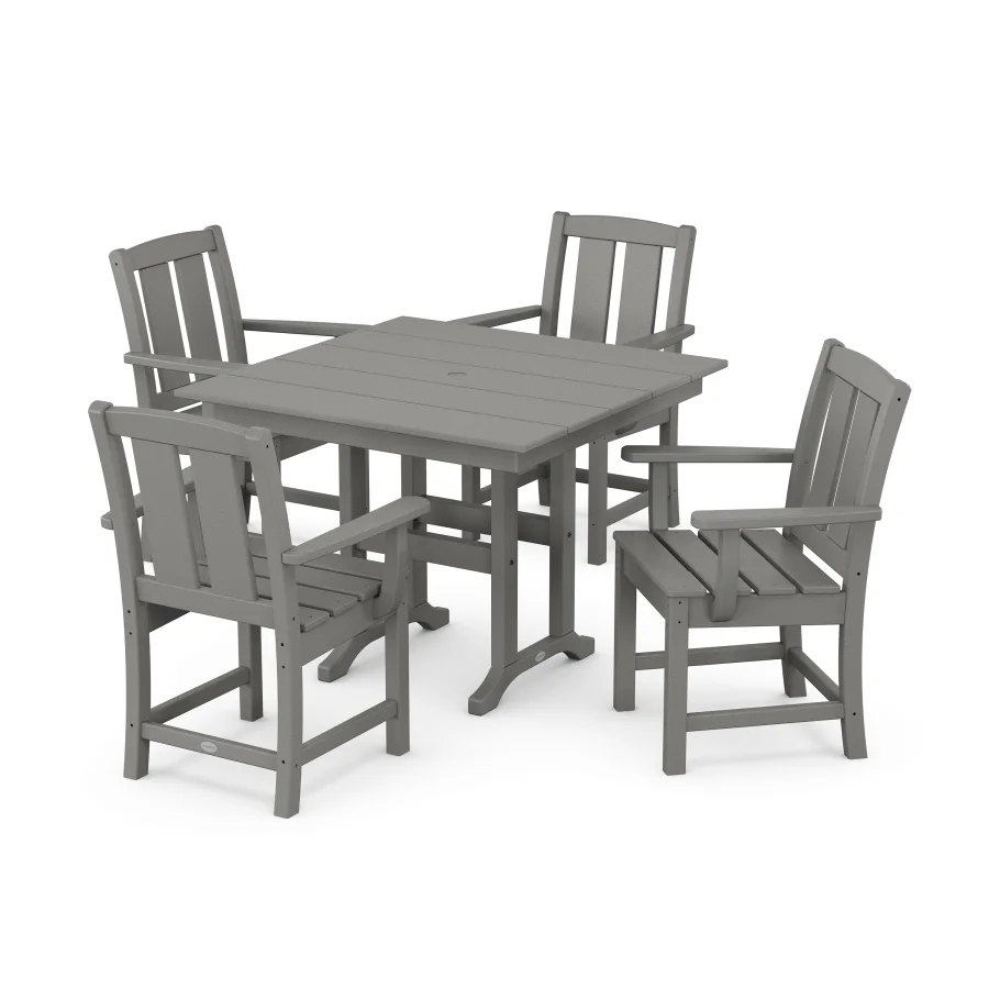 POLYWOOD Mission 5-Piece Farmhouse Dining Set