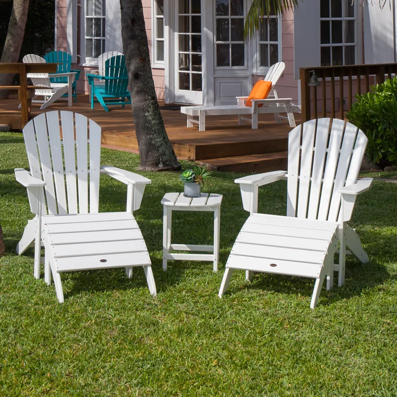 South Beach 4-Piece Adirondack Set