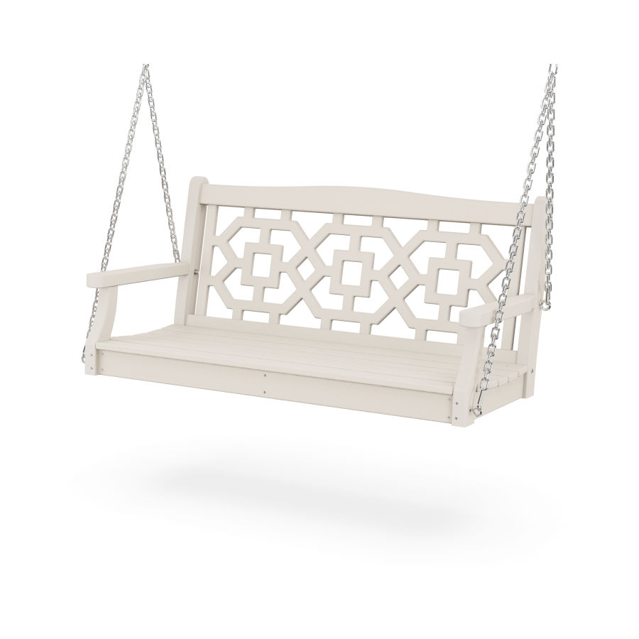 POLYWOOD Chinoiserie 48” Swing in Sand