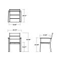 Thumbnail for Main Street Stacking Dining Arm Chair