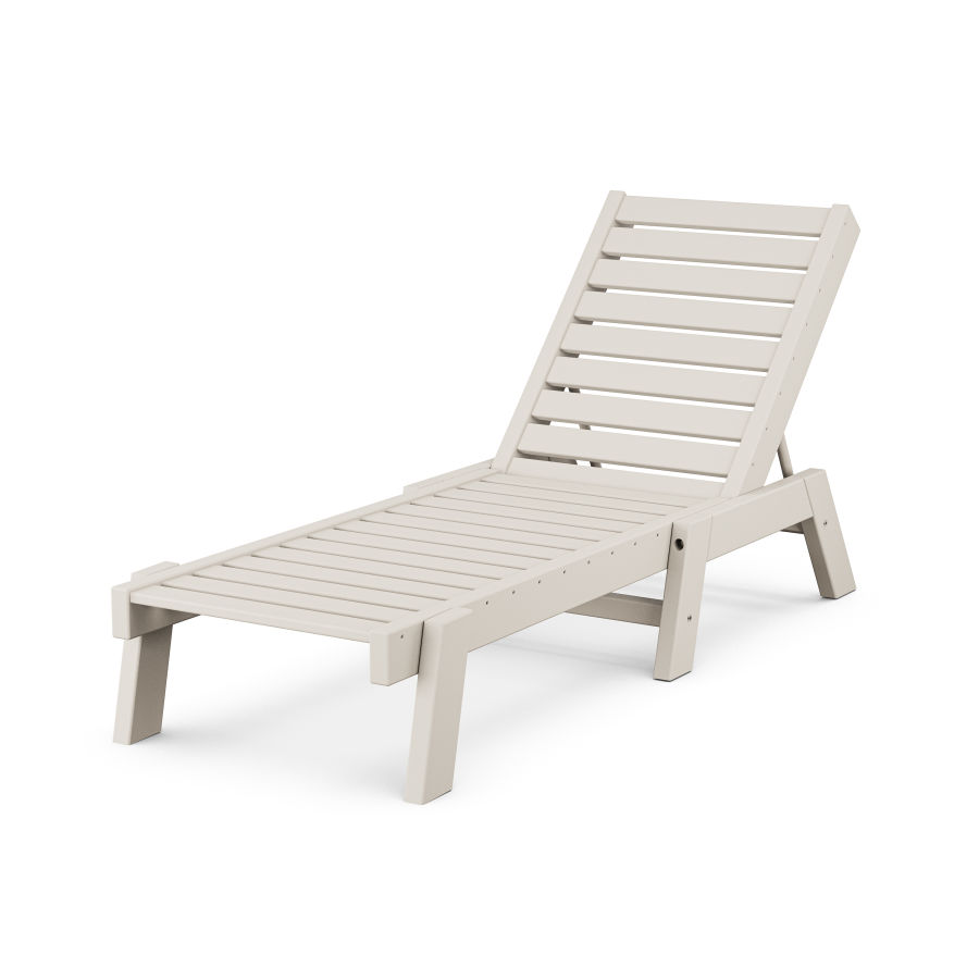 POLYWOOD Captain Chaise in Sand