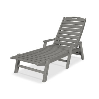 POLYWOOD Nautical Chaise with Arms
