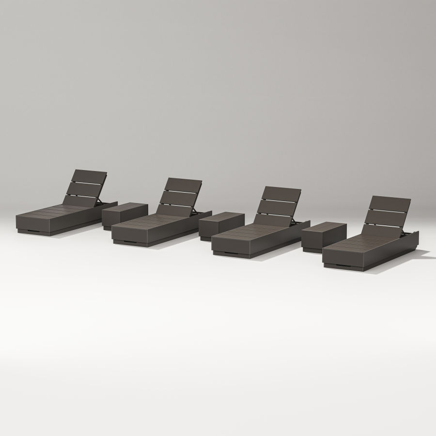 POLYWOOD Elevate 7-Piece Chaise Lounge Set