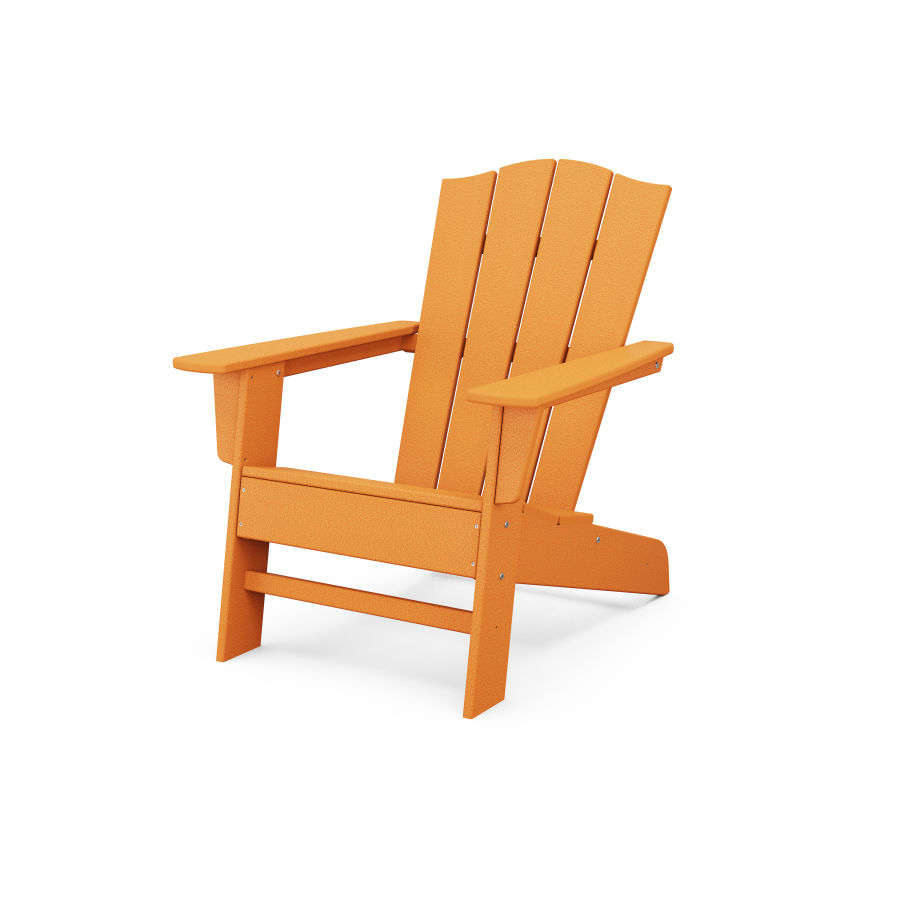 POLYWOOD The Crest Chair in Tangerine