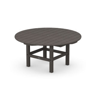POLYWOOD Round 37" Conversation Table in Vintage Finish