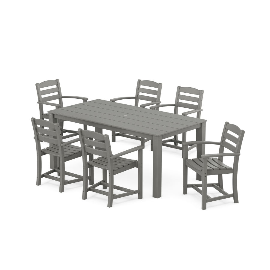 POLYWOOD La Casa Cafe' Arm Chair 7-Piece Parsons Dining Set