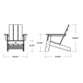 Thumbnail for Eastport Modern Adirondack Chair