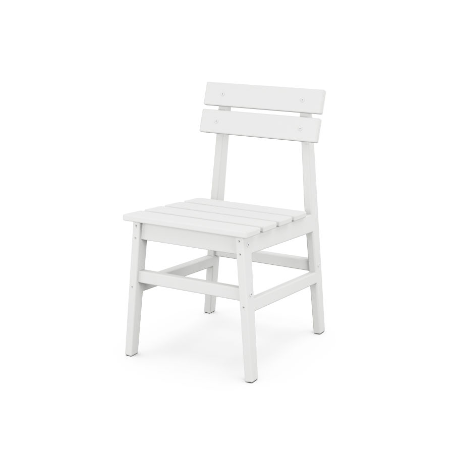 POLYWOOD Modern Studio Plaza Chair (Single) in White