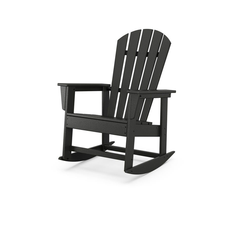 POLYWOOD South Beach Rocking Chair in Black