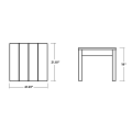 Thumbnail for 22" Square End Table