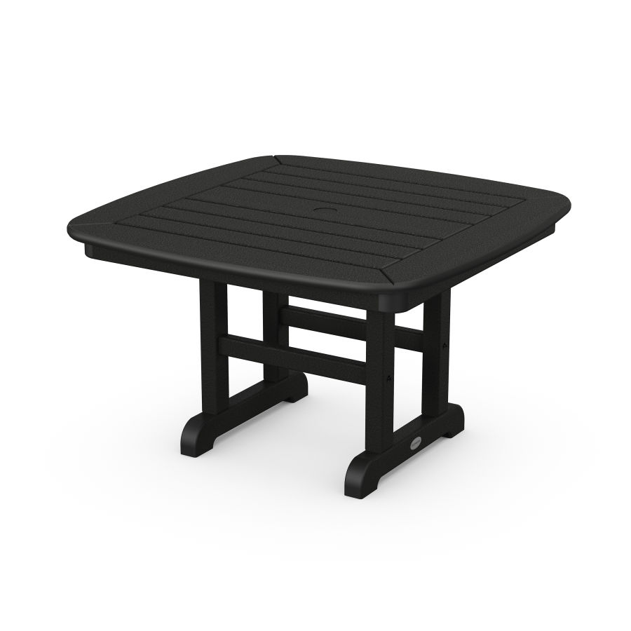 POLYWOOD Nautical 31" Conversation table in Black