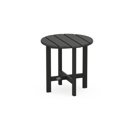 Round 18" Side Table in Black