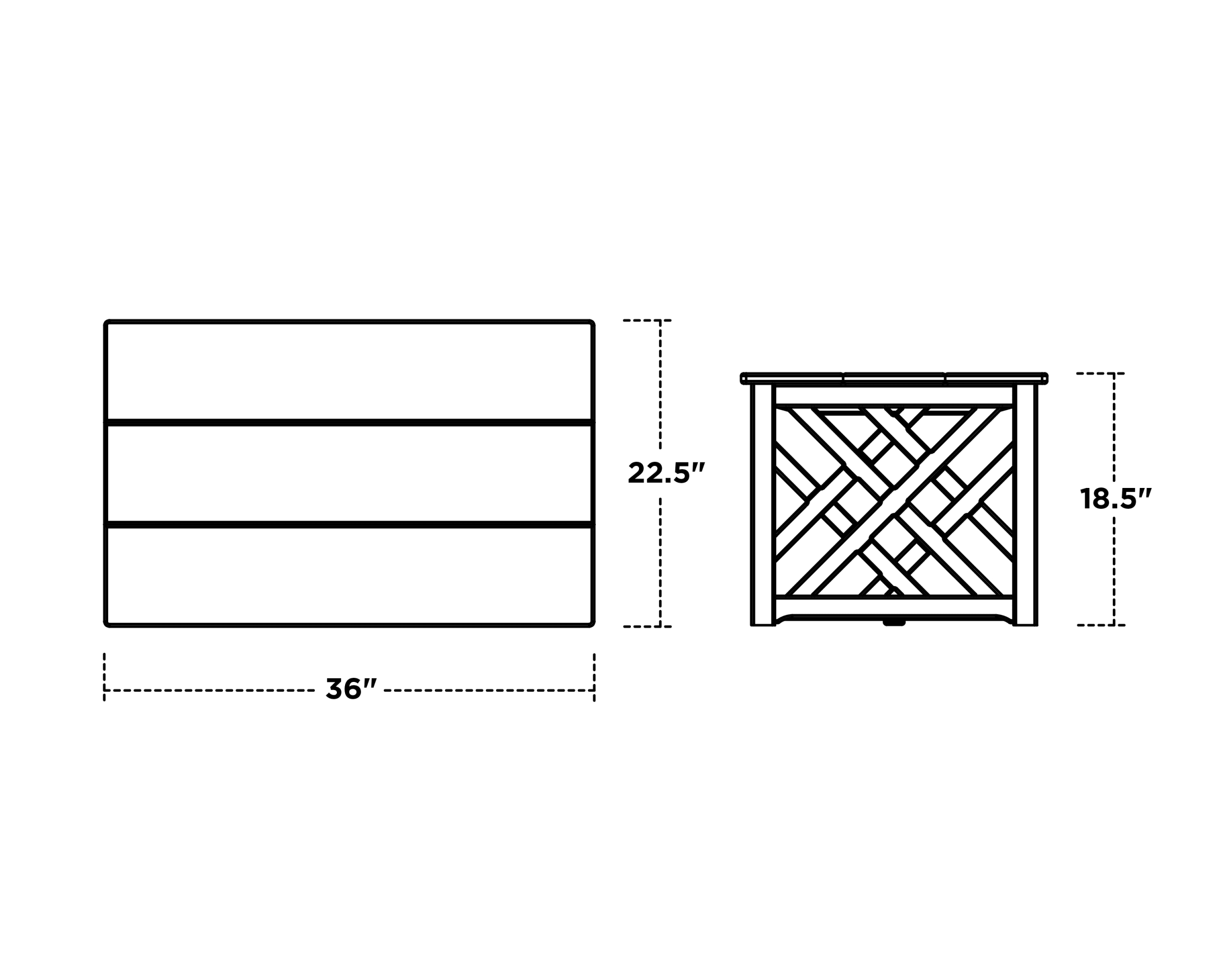 Dimensions for Chippendale Coffee Table