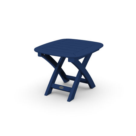 Nautical 21" x 18" Side Table in Navy