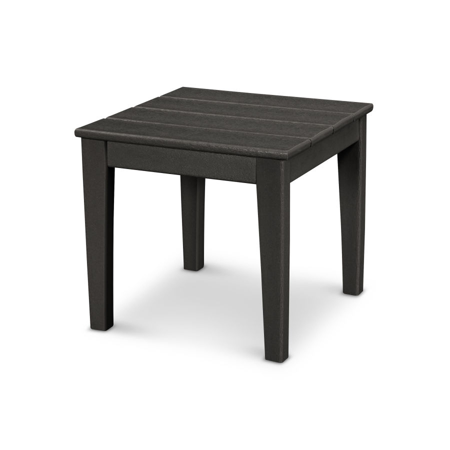 POLYWOOD Newport 18" End Table in Black
