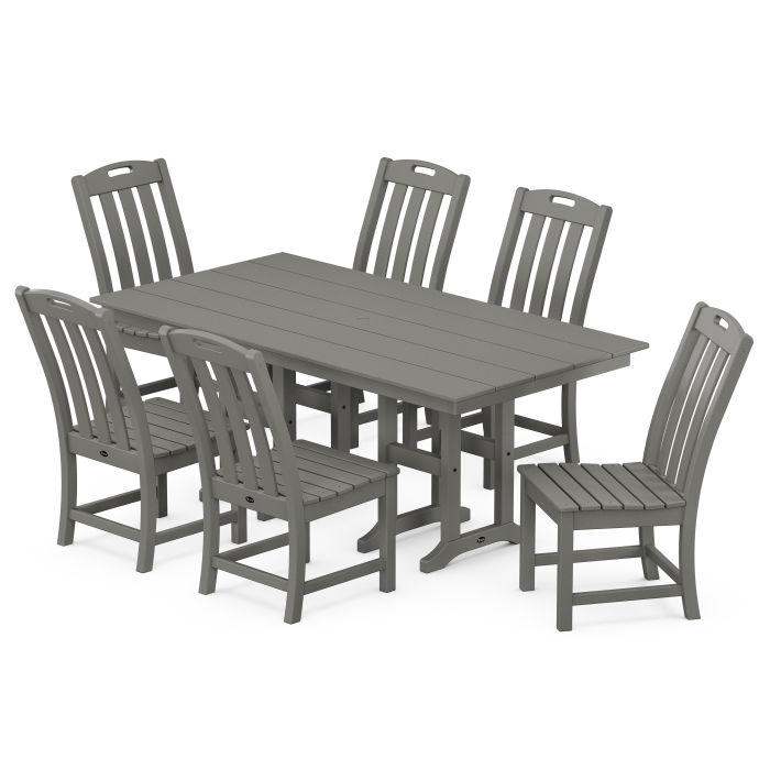 Yacht Club 7-Piece Dining Arm Chair Set