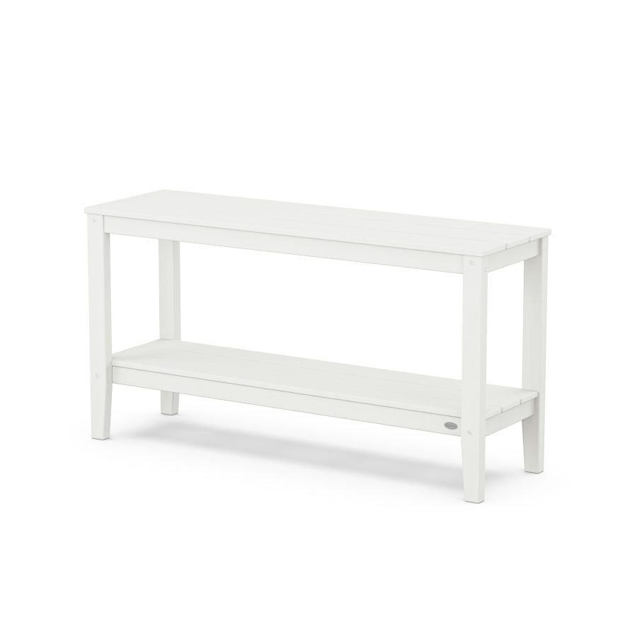 POLYWOOD Newport 55” Console Table in Vintage White