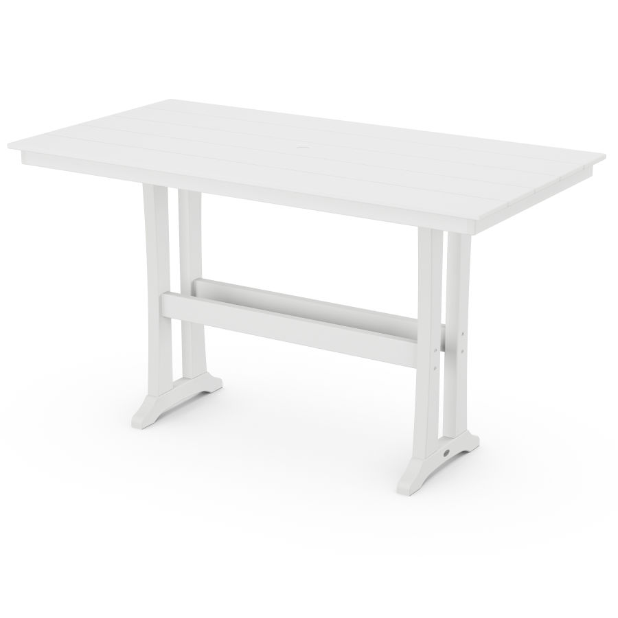 POLYWOOD Bar Table in White