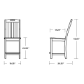 Thumbnail for Yacht Club Counter Side Chair
