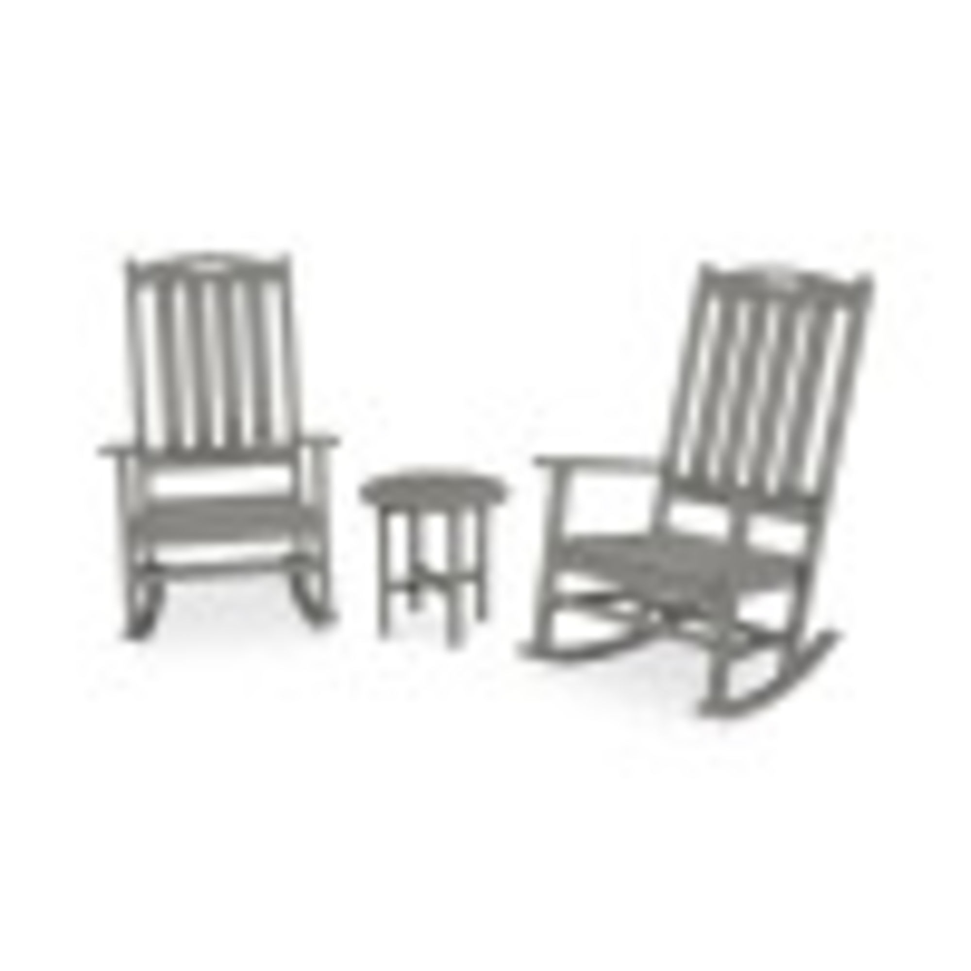 POLYWOOD® Nautical 3Piece Porch Rocking Chair Set PWS4721