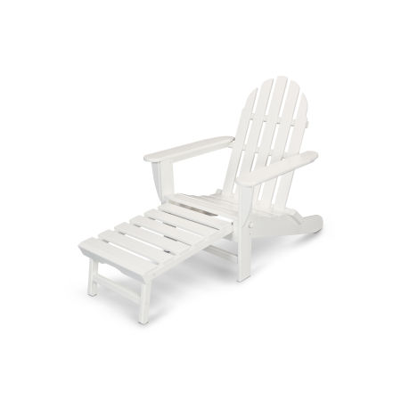 POLYWOOD Classics Ultimate Adirondack Chair in White