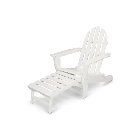 POLYWOOD Classics Ultimate Adirondack Chair in White