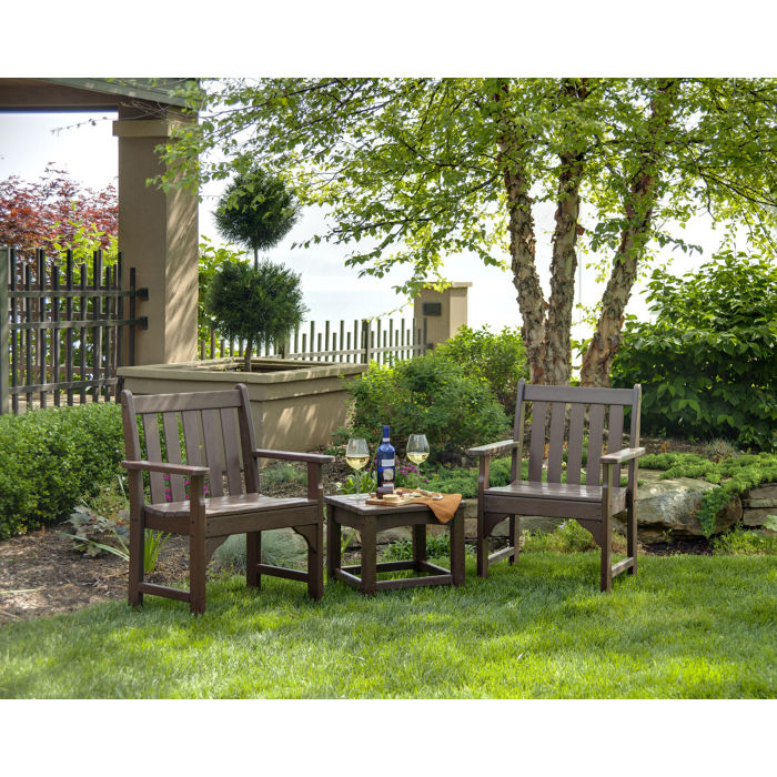 POLYWOOD Vineyard 3-Piece Garden Chair Set