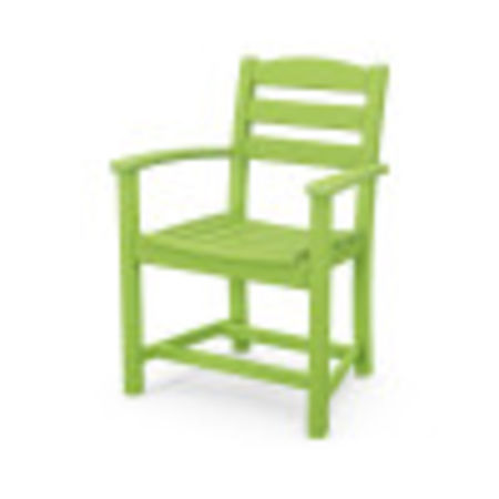 POLYWOOD La Casa Café Dining Arm Chair in Lime