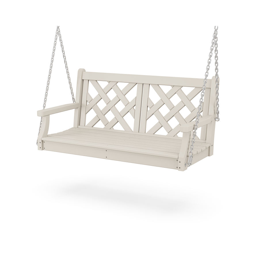 POLYWOOD Wovendale 48” Swing in Sand