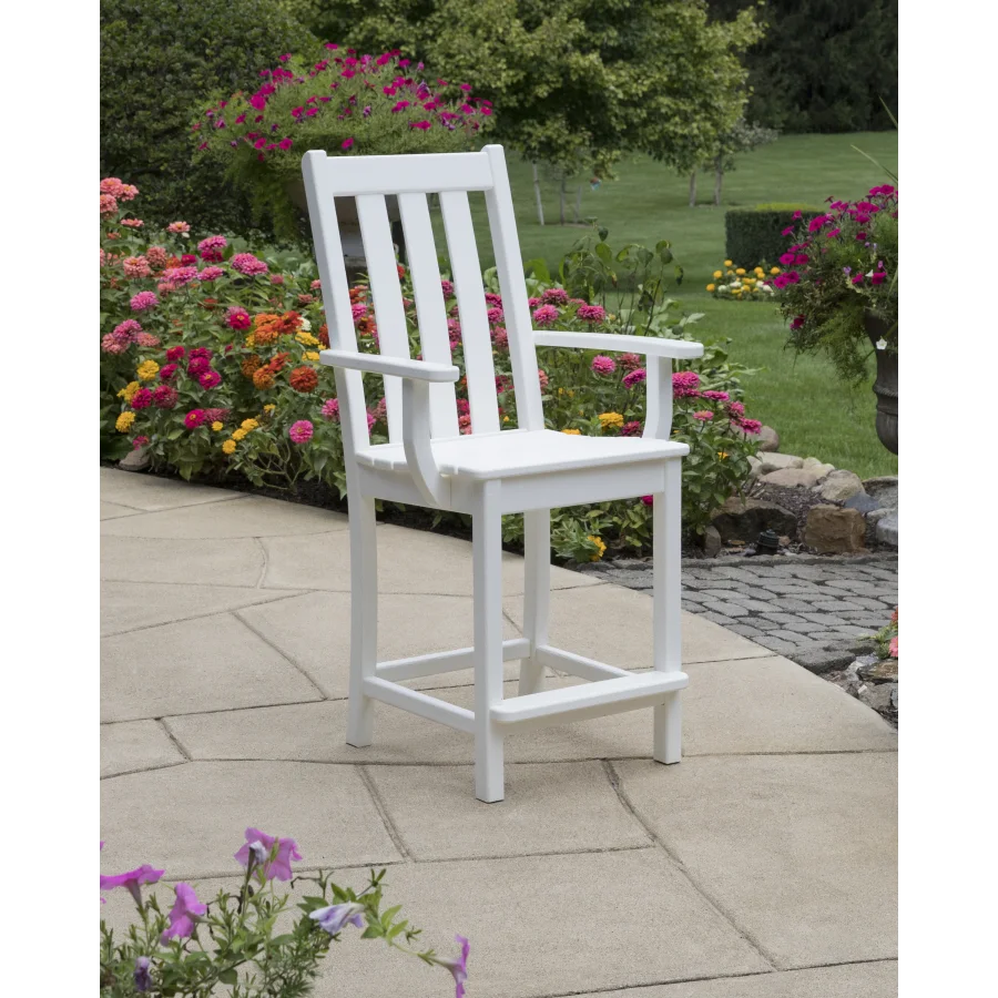 Vineyard Counter Arm Chair