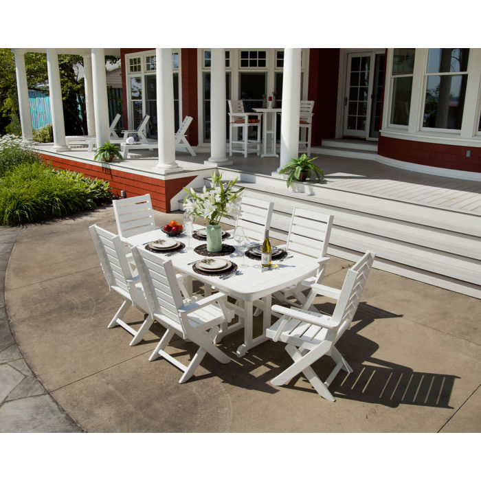 POLYWOOD® Captain Folding Dining Chair CC44231