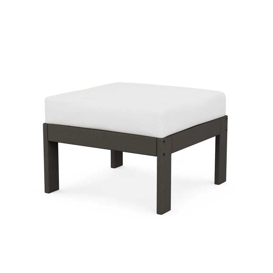 POLYWOOD Vineyard Modular Ottoman in Vintage Finish